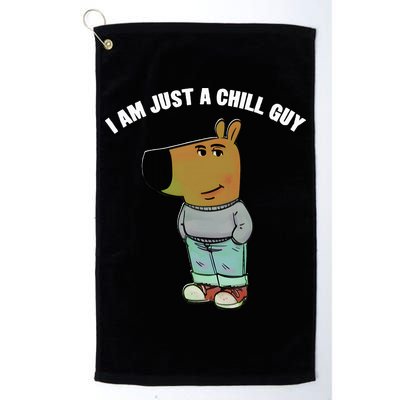 My New Character Is A Chill Guy I Am Just A Chill Guy Funny Golf Towel