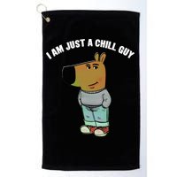 My New Character Is A Chill Guy I Am Just A Chill Guy Funny Golf Towel