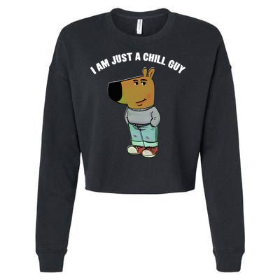 My New Character Is A Chill Guy I Am Just A Chill Guy Funny Cropped Pullover Crew