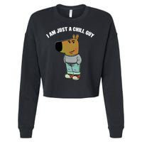 My New Character Is A Chill Guy I Am Just A Chill Guy Funny Cropped Pullover Crew