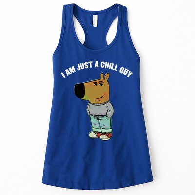 My New Character Is A Chill Guy I Am Just A Chill Guy Funny Womens Tank Top