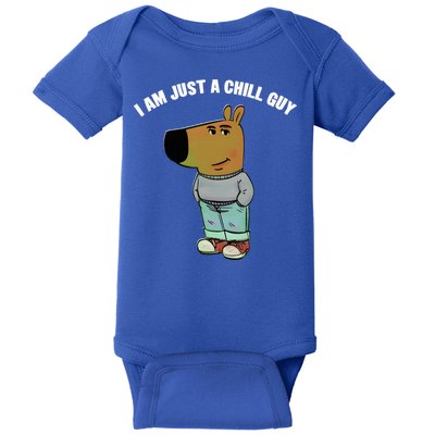 My New Character Is A Chill Guy I Am Just A Chill Guy Funny Baby Bodysuit