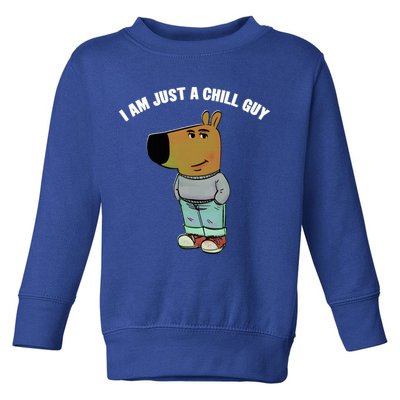 My New Character Is A Chill Guy I Am Just A Chill Guy Funny Toddler Sweatshirt