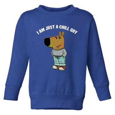 My New Character Is A Chill Guy I Am Just A Chill Guy Funny Toddler Sweatshirt