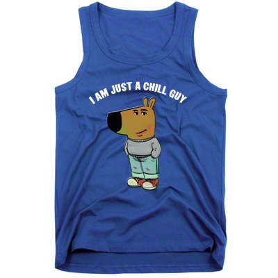 My New Character Is A Chill Guy I Am Just A Chill Guy Funny Tank Top