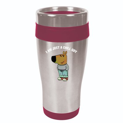My New Character Is A Chill Guy I Am Just A Chill Guy Funny 16oz Travel Tumbler