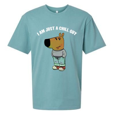 My New Character Is A Chill Guy I Am Just A Chill Guy Funny Sueded Cloud Jersey T-Shirt