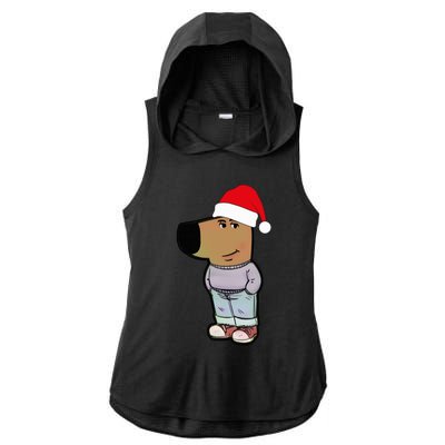 My New Character Is A Chill Guy Meme Funny Chill Guy Meme Ladies PosiCharge Tri-Blend Wicking Draft Hoodie Tank