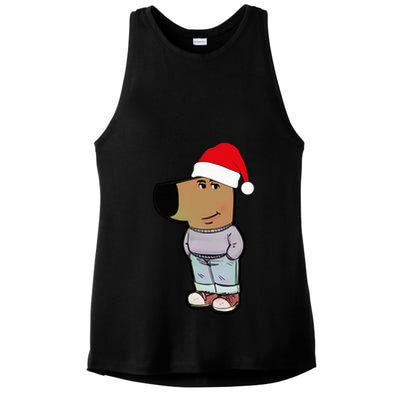 My New Character Is A Chill Guy Meme Funny Chill Guy Meme Ladies PosiCharge Tri-Blend Wicking Tank