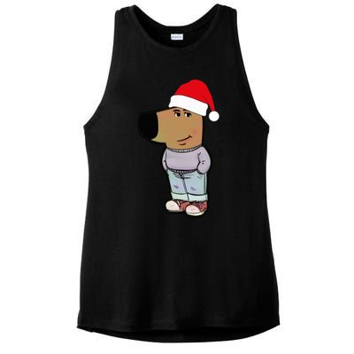 My New Character Is A Chill Guy Meme Funny Chill Guy Meme Ladies PosiCharge Tri-Blend Wicking Tank