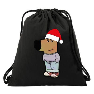 My New Character Is A Chill Guy Meme Funny Chill Guy Meme Drawstring Bag