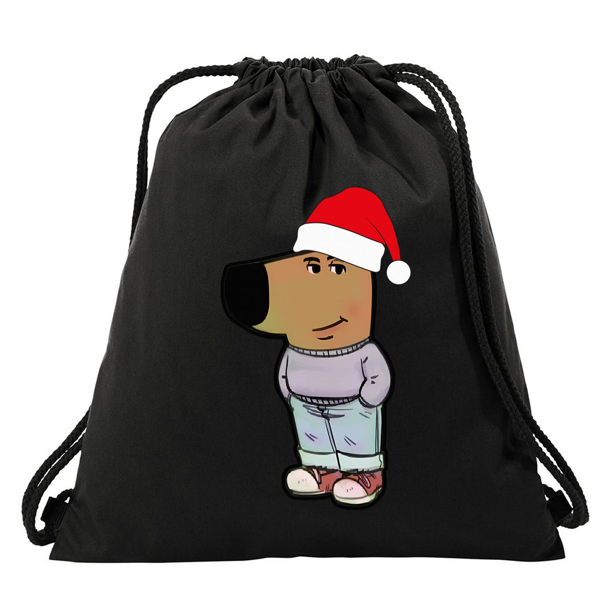 My New Character Is A Chill Guy Meme Funny Chill Guy Meme Drawstring Bag