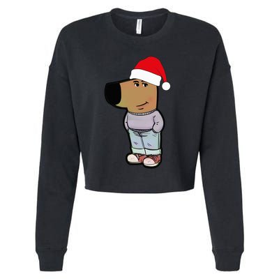 My New Character Is A Chill Guy Meme Funny Chill Guy Meme Cropped Pullover Crew