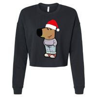 My New Character Is A Chill Guy Meme Funny Chill Guy Meme Cropped Pullover Crew