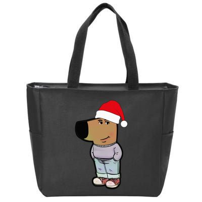 My New Character Is A Chill Guy Meme Funny Chill Guy Meme Zip Tote Bag