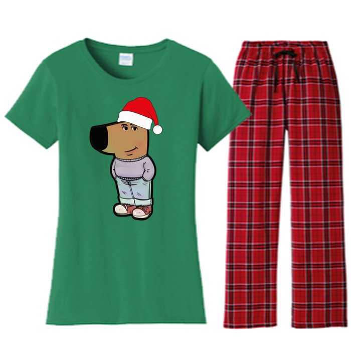 My New Character Is A Chill Guy Meme Funny Chill Guy Meme Women's Flannel Pajama Set