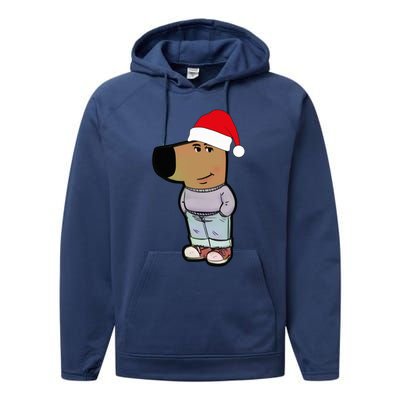 My New Character Is A Chill Guy Meme Funny Chill Guy Meme Performance Fleece Hoodie