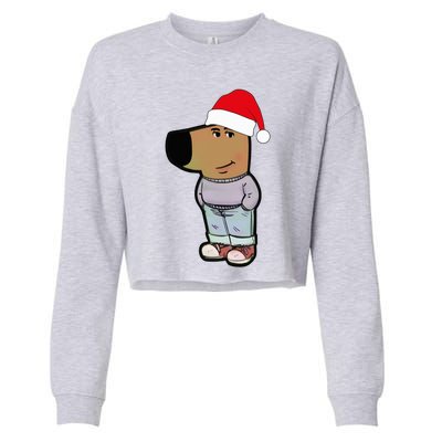 My New Character Is A Chill Guy Meme Funny Chill Guy Meme Cropped Pullover Crew