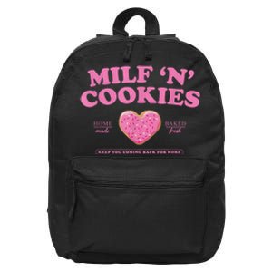 Milf N Cookies Love Home Made Baked Fresh Keep You Coming 16 in Basic Backpack