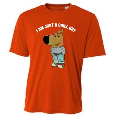 My New Character Is A Chill Guy I Am Just A Chill Guy Funny Cooling Performance Crew T-Shirt