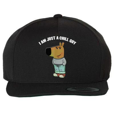 My New Character Is A Chill Guy I Am Just A Chill Guy Funny Wool Snapback Cap