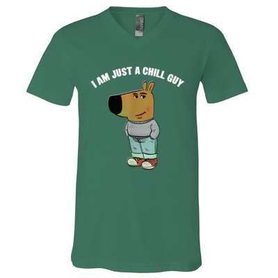 My New Character Is A Chill Guy I Am Just A Chill Guy Funny V-Neck T-Shirt