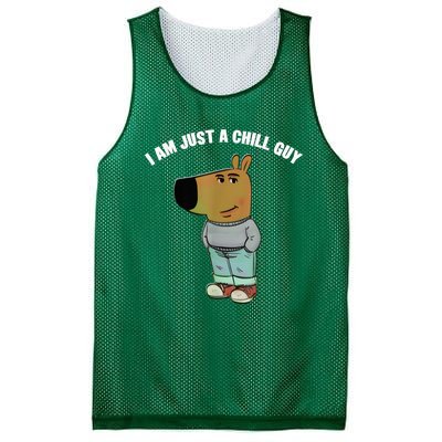 My New Character Is A Chill Guy I Am Just A Chill Guy Funny Mesh Reversible Basketball Jersey Tank