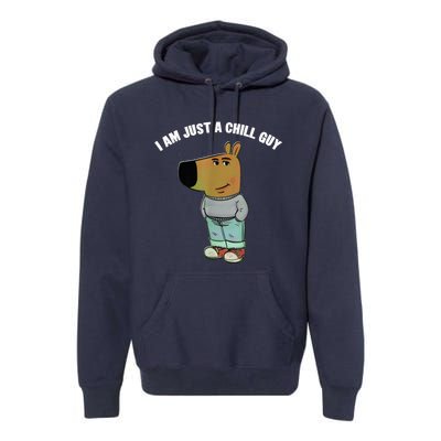 My New Character Is A Chill Guy I Am Just A Chill Guy Funny Premium Hoodie