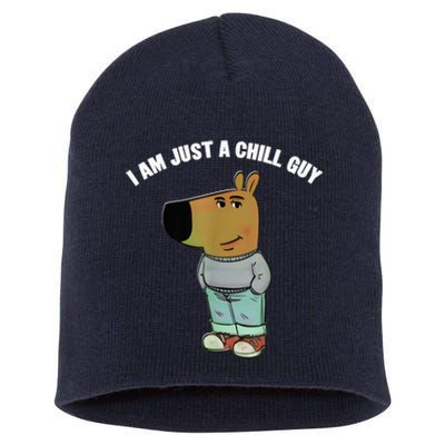 My New Character Is A Chill Guy I Am Just A Chill Guy Funny Short Acrylic Beanie