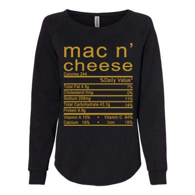 Mac N' Cheese Thanksgiving Dinner Womens California Wash Sweatshirt