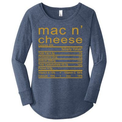 Mac N' Cheese Thanksgiving Dinner Women's Perfect Tri Tunic Long Sleeve Shirt