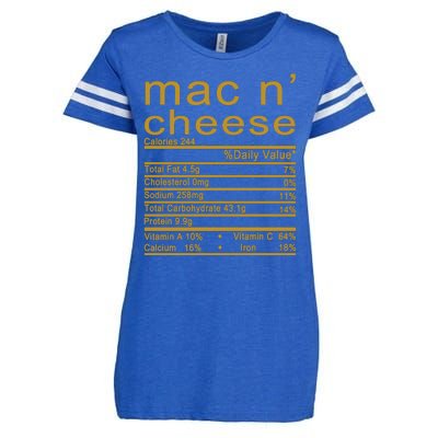 Mac N' Cheese Thanksgiving Dinner Enza Ladies Jersey Football T-Shirt