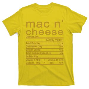 Mac N' Cheese Thanksgiving Dinner T-Shirt