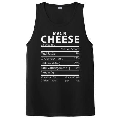 Mac N' Cheese Nutrition Facts Family Matching PosiCharge Competitor Tank