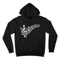 Music Notes Clef Hoodie