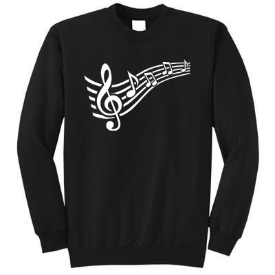 Music Notes Clef Sweatshirt