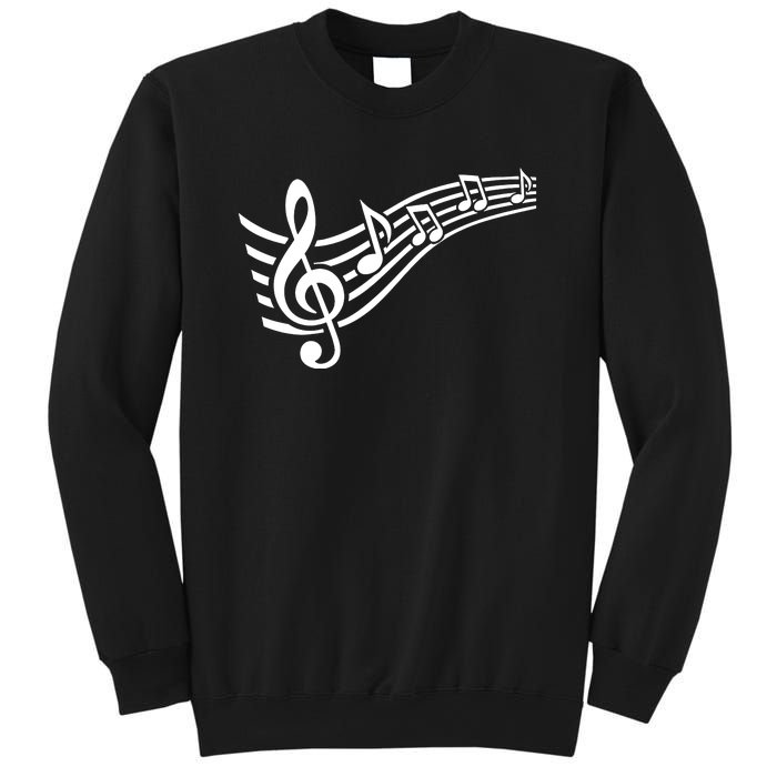 Music Notes Clef Sweatshirt