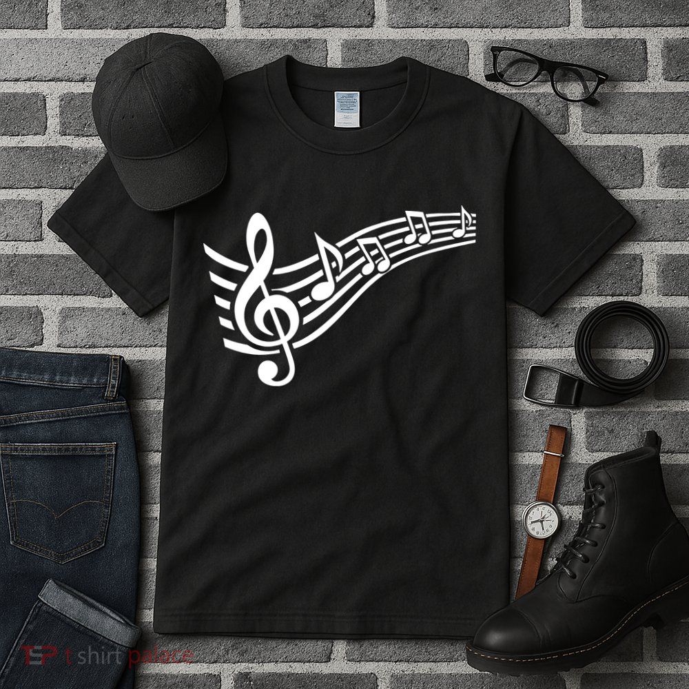 Music Notes Clef Tall T-Shirt