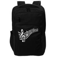 Music Notes Clef Impact Tech Backpack