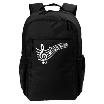 Music Notes Clef Daily Commute Backpack