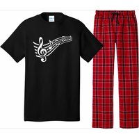 Music Notes Clef Pajama Set