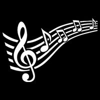 Music Notes Clef 16 in Basic Backpack