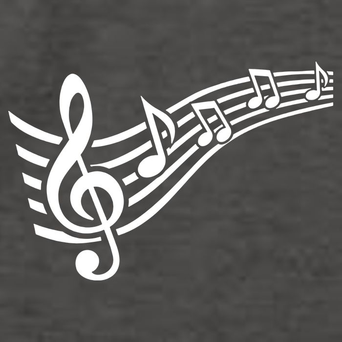 Music Notes Clef Vector Backpack