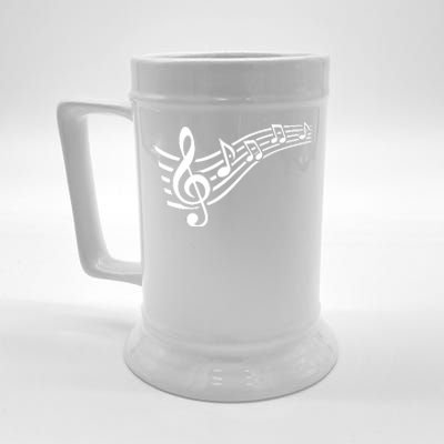 Music Notes Clef Beer Stein