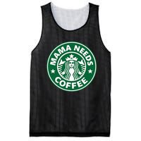 Mama Needs Coffee Funny Coffee Mama Mesh Reversible Basketball Jersey Tank