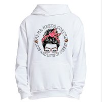 Mama Needs Coffee Funny Mom Coffee Urban Pullover Hoodie