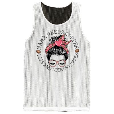 Mama Needs Coffee Funny Mom Coffee Mesh Reversible Basketball Jersey Tank