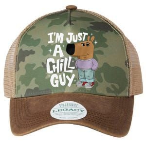 My New Character Is A Chill Guy Funny I Am Just A Chill Guy Gift Legacy Tie Dye Trucker Hat