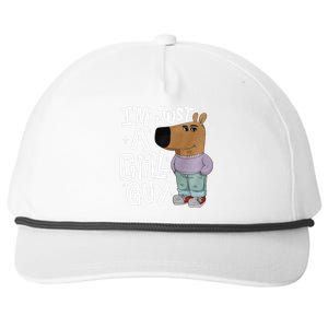 My New Character Is A Chill Guy Funny I Am Just A Chill Guy Gift Snapback Five-Panel Rope Hat