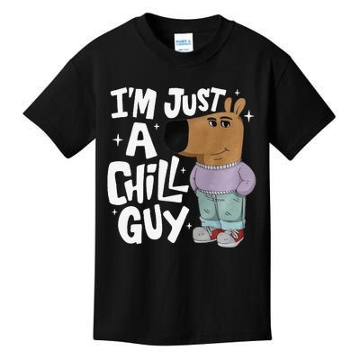 My New Character Is A Chill Guy Funny I Am Just A Chill Guy Gift Kids T-Shirt